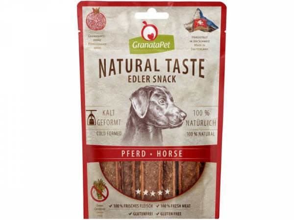 GranataPet Natural Taste Edler Snack Pferd Hundesnacks 90 g