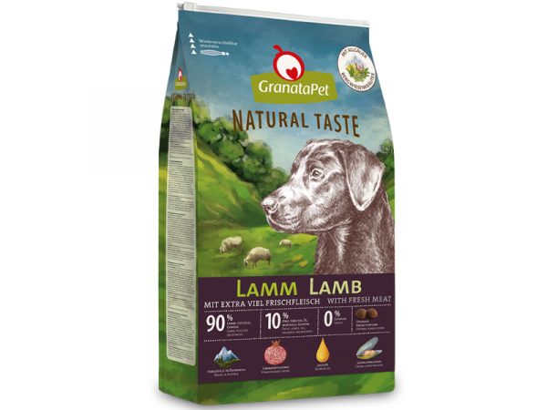 GranataPet Natural Taste Lamm Hundefutter trocken 12 kg