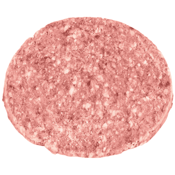 Hamburger aus Rindermuskelfleisch Frostfutter für Hunde