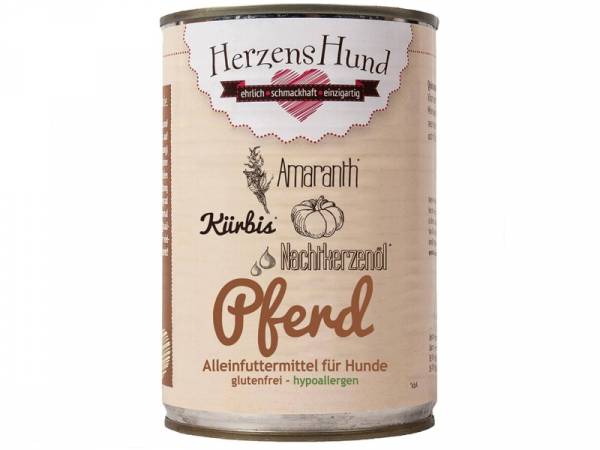 HerzensHund Pferd Hundefutter HerzensHund Pferd Hundefutter