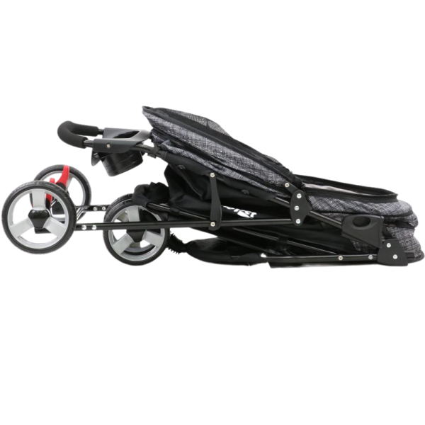 InnoPet® Avenue Hundebuggy für kleine Hunde grau gemustert