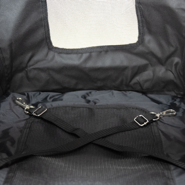 Hundebuggy Comfort Air ECO schwarz grau Liegefläche