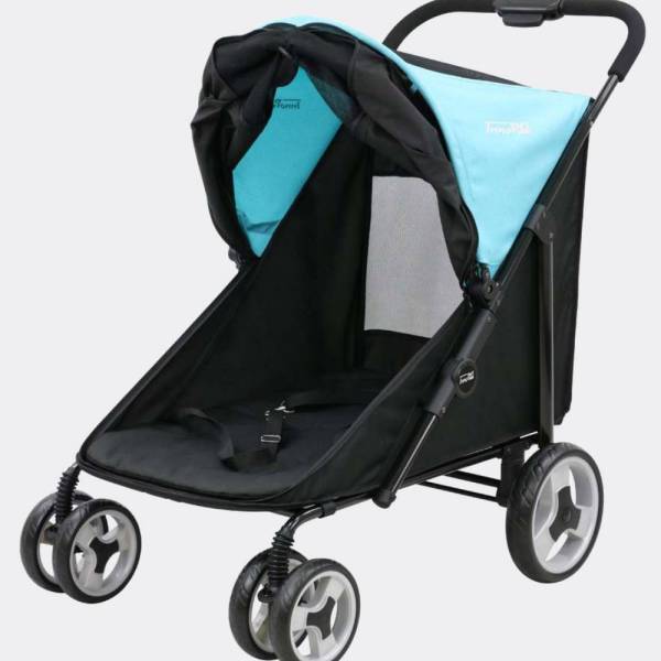 InnoPet® Mammut Hundebuggy blau schwarz für große Hunde