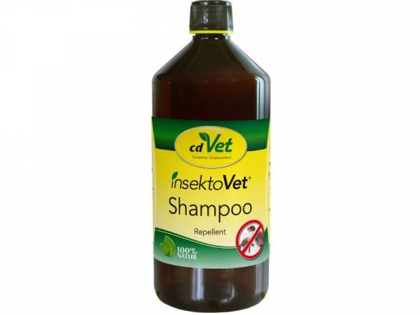 insektoVet Shampoo Repellent für Hunde, Katzen und Pferde 1 Liter