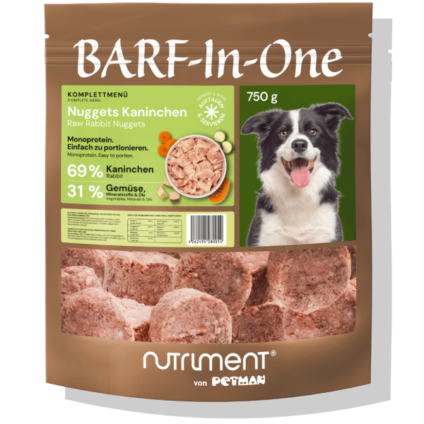 Nutriment Barf-In-One Kaninchen Komplettmenü Hund Nutriment Barf-In-One Kaninchen Komplettmenü Hund