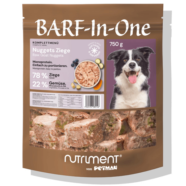 Nutriment BARF-In-One Ziege Komplettmenü Hund Nutriment BARF-In-One Ziege Komplettmenü Hund