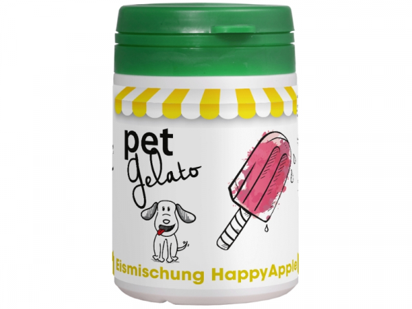 petGelato HappyApple Eismischung für Hunde und Katzen 44 g