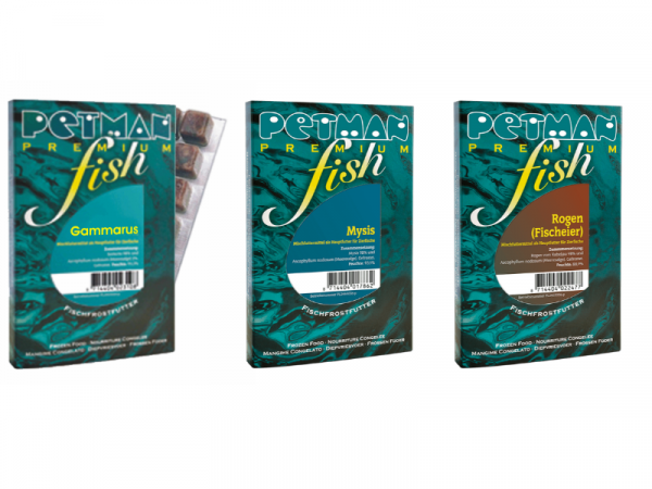 Petman fish Fisch-Frostfutter Mischpaket 15 x 100 g