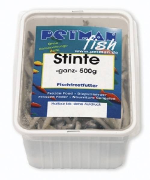 Petman fish Stinte ganz ohne Wasser Fisch-Frostfutter 4 x 500 g