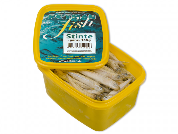 Petman fish Stinte ganz ohne Wasser Fisch-Frostfutter 15 x 100 g