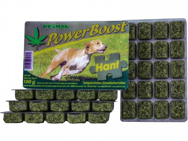 Petman Power Boost Hanf Hunde-Frostfutter 50 x 100 g