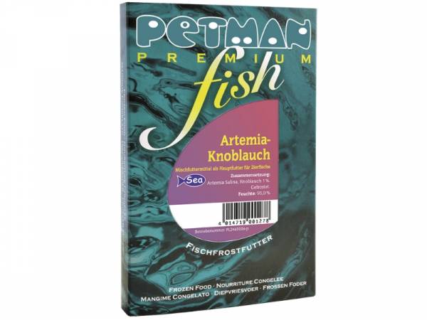 Petman Premium fish Artemia-Knoblauch Fisch-Frostfutter 15 x 100 g