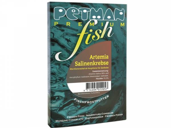 Petman Premium fish Artemia Salinenkrebse Fisch-Frostfutter 15 x 100 g