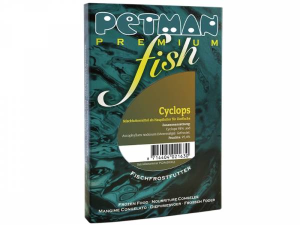Petman Premium fish Cyclops Fisch-Frostfutter 15 x 100 g