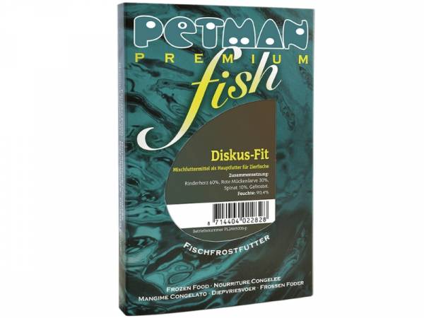 Petman Premium fish Diskus-Fit Fisch-Frostfutter 15 x 100 g