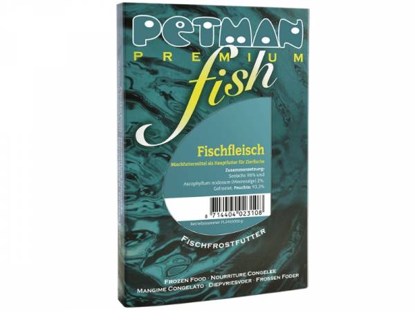 Petman Premium fish Fischfleisch Fisch-Frostfutter 15 x 100 g