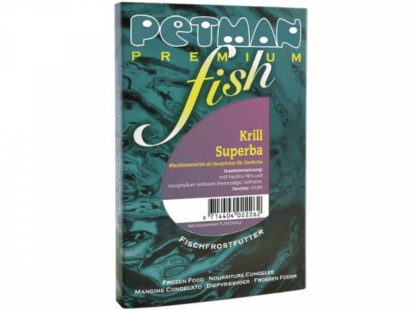 Petman Premium fish Krill Superba Fisch-Frostfutter 15 x 100 g
