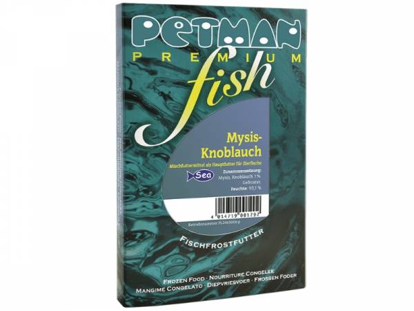 Petman Premium fish Mysis-Knoblauch Fisch-Frostfutter 15 x 100 g