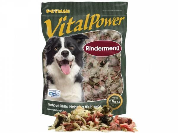 Petman Vital Power Rindermenü Hundefutter 6 x 1000 g