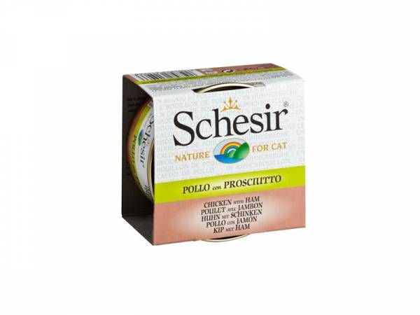 Schesir Cat Brühe Huhn & Schinken Katzenfutter Schesir Cat Brühe Huhn & Schinken Katzenfutter