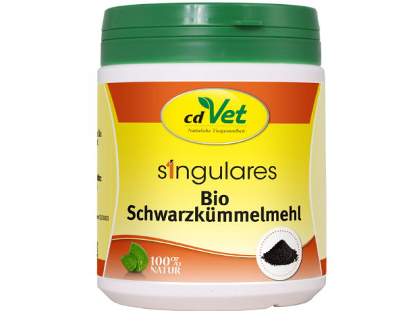 Singulares Bio-Schwarzkümmelmehl für Hunde und Pferde 500 g