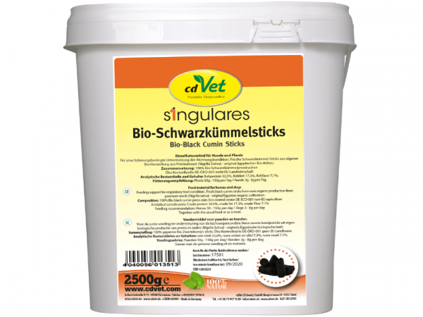 Singulares Bio-Schwarzkümmelsticks für Hunde und Pferde 2,5 kg