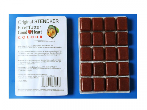 Stendker Diskusfutter GoodHeart Colour Fisch-Frostfutter 100 g