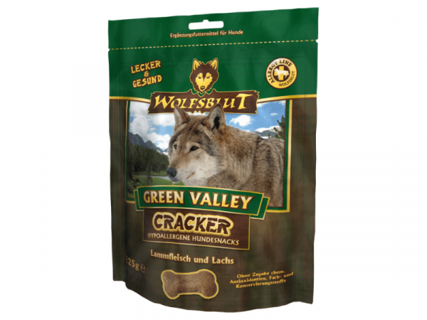 Wolfsblut Green Valley Cracker Hundekekse mit Lammfleisch & Lachs 225 g