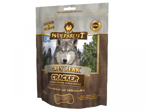 Wolfsblut Grey Peak Cracker Hundekekse mit Ziegenfleisch & Süßkartoffel 225 g