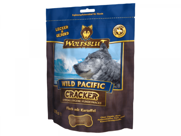 Wolfsblut Wild Pacific Cracker Hundekekse mit Fisch & Kartoffel 225 g