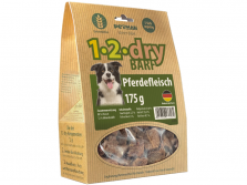 1-2-dry BARF Pferdefleisch Trockenbarf Hundefutter 175 g