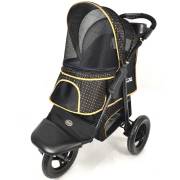 InnoPet® Adventure Hundebuggy für kleine Hunde schwarz gold