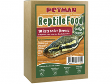 Petman Rats on Ice Ratte Teenie Reptilienfutter 2 x 10 Stück