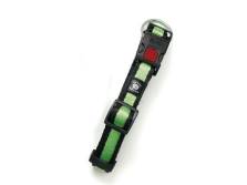Hundehalsband aus Nylon kiwi schwarz