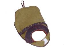 Global Line Hundemantel in Wildlederoptik braun