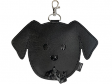 Raumrevolution Kotbeutelspender Hund 11 x 16 cm schwarz